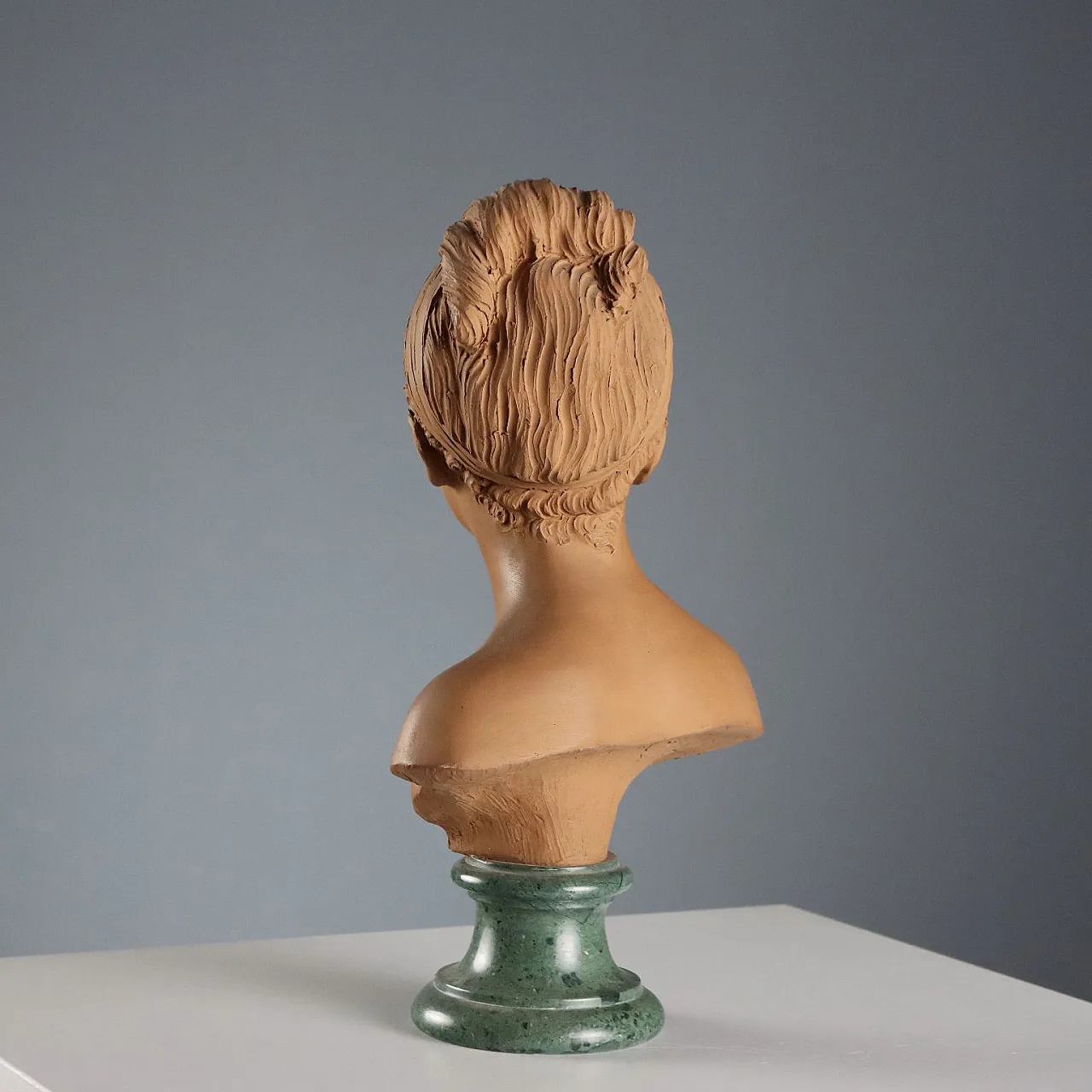 Pair of busts, Jean Antoine Houdon Posthumous copy, 20th century 5