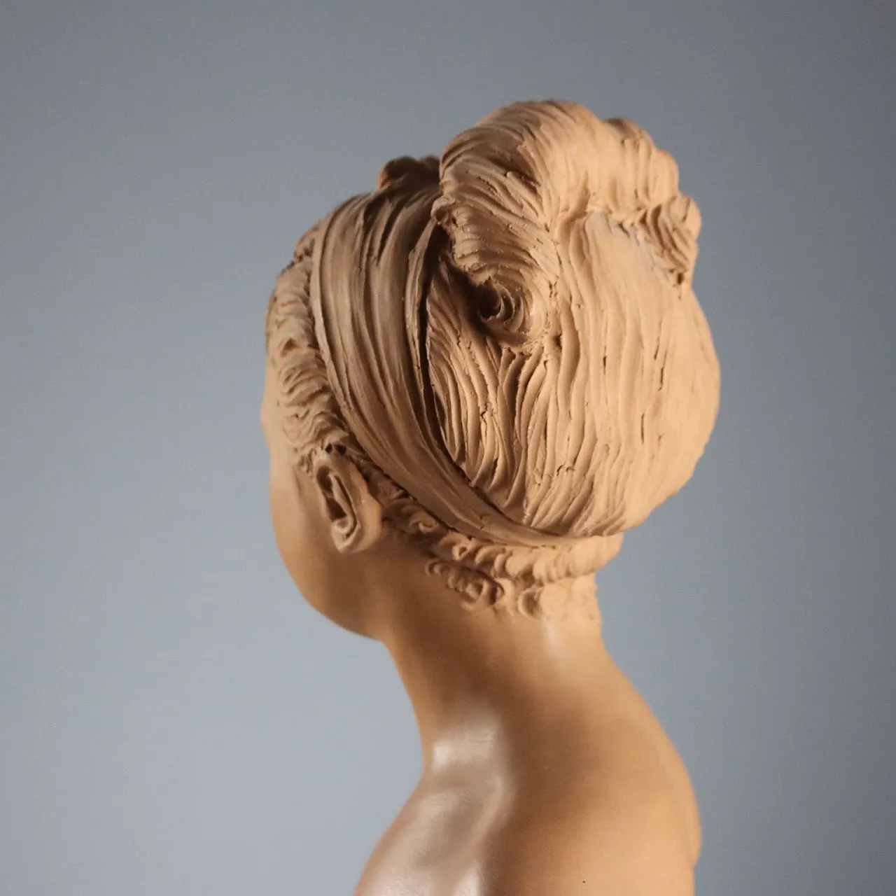 Pair of busts, Jean Antoine Houdon Posthumous copy, 20th century 6