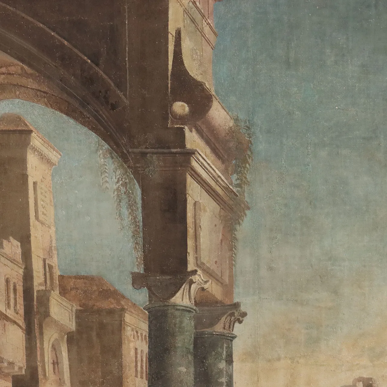 Painting by Pietro Paltronieri, tempera of canvas, 18th century 5