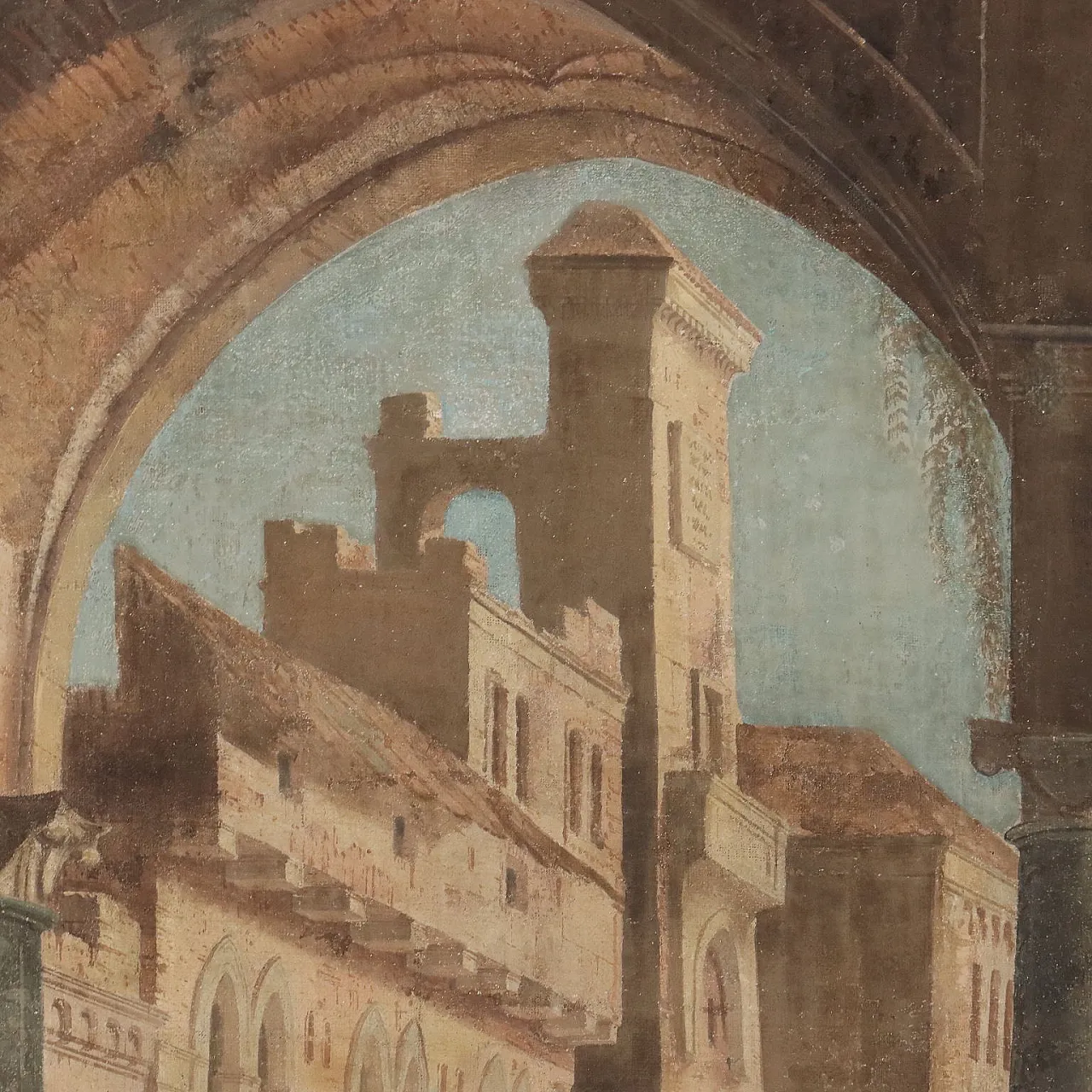 Painting by Pietro Paltronieri, tempera of canvas, 18th century 6