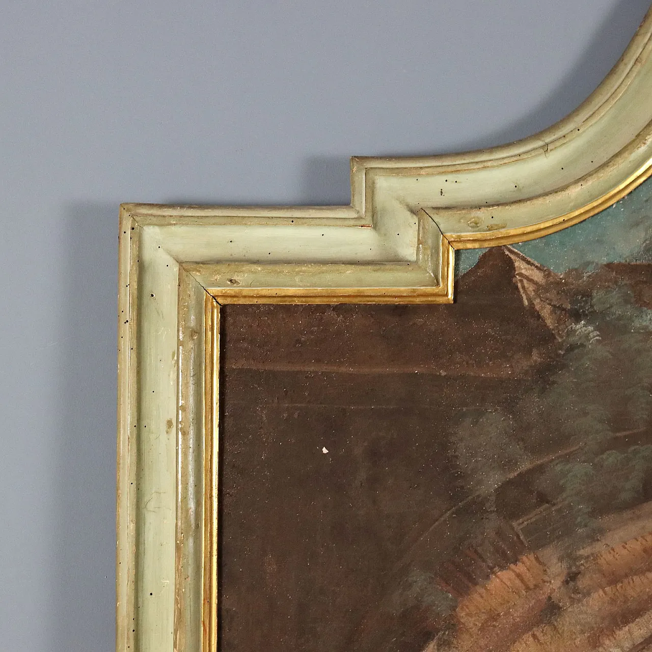 Painting by Pietro Paltronieri, tempera of canvas, 18th century 10