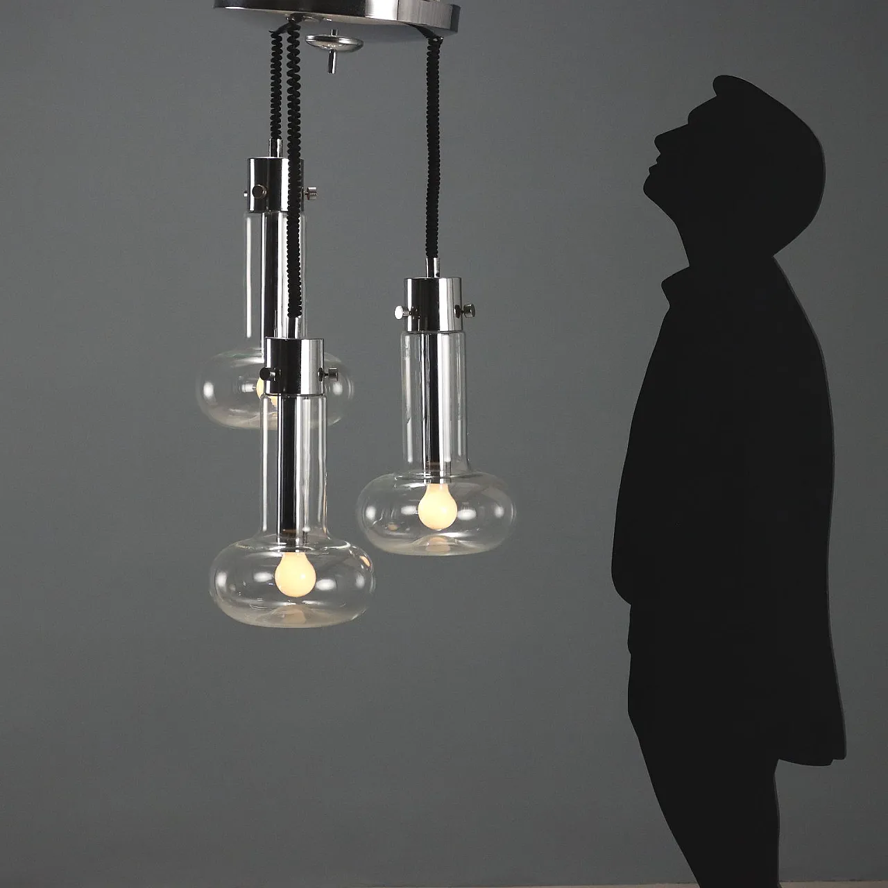 3 Light point lamp, 1960s 2