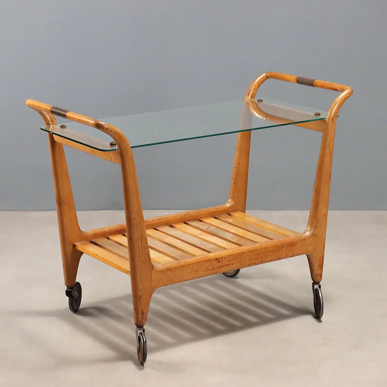 Carrello di servizio con ruote, anni '50 1