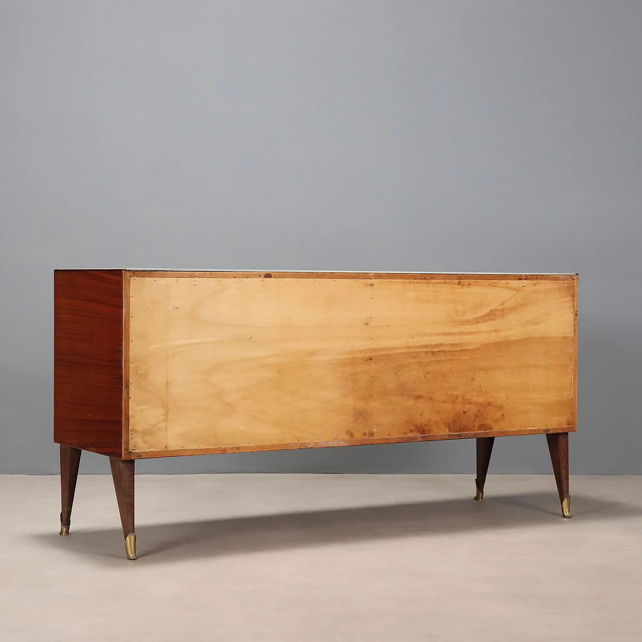 Dresser in teak and glass, mid-20th century 9