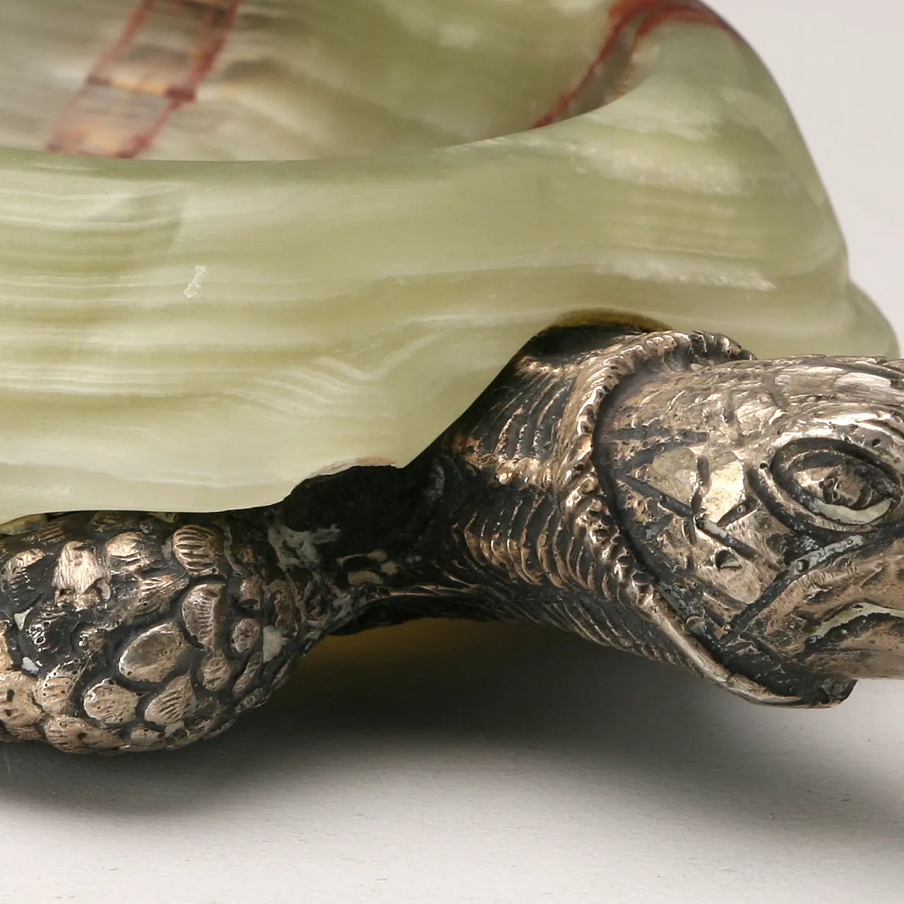 Silver and onyx tortoise, Manufacture of Florence, 20th century 7