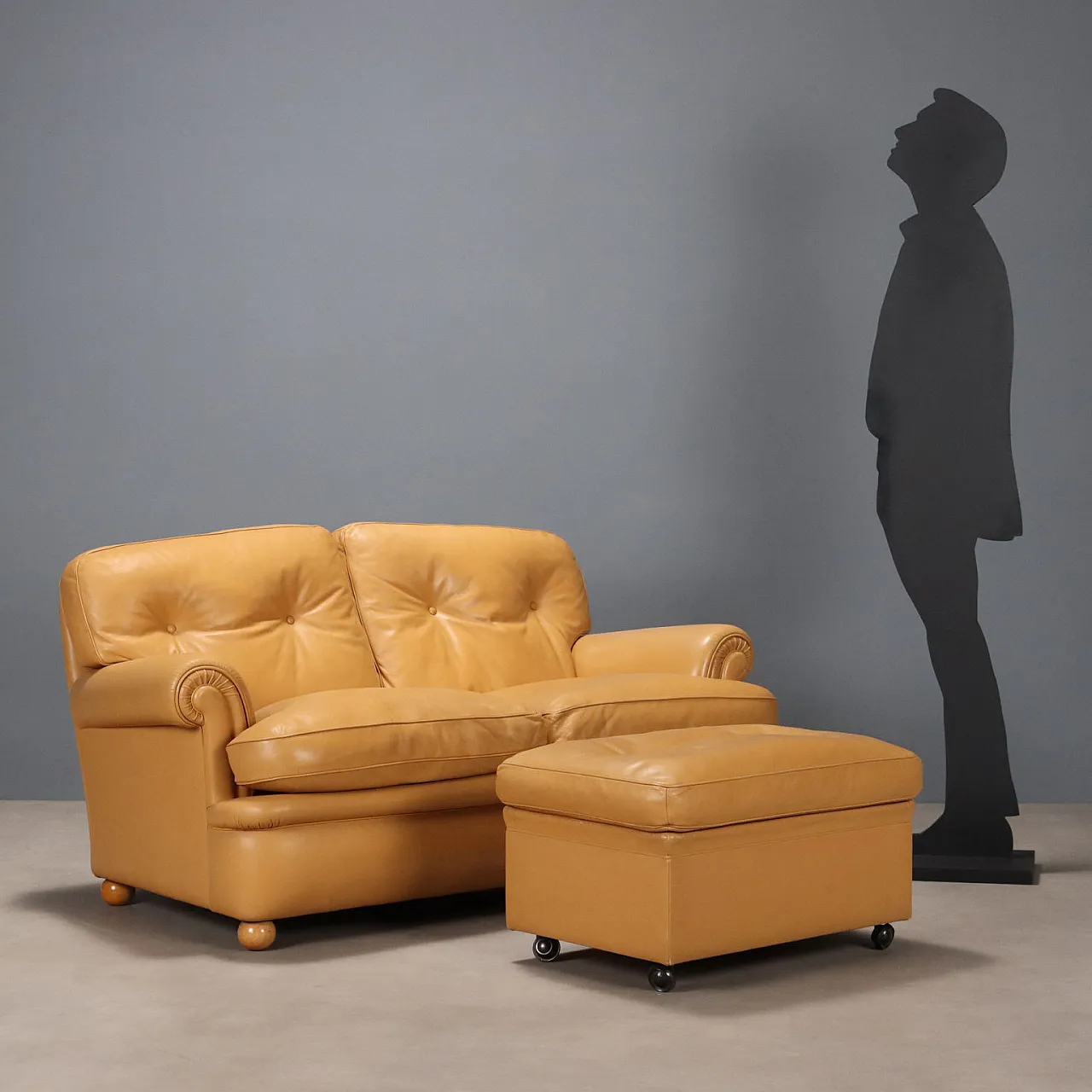 Sofa with pouf Dream/B, 20th century 3