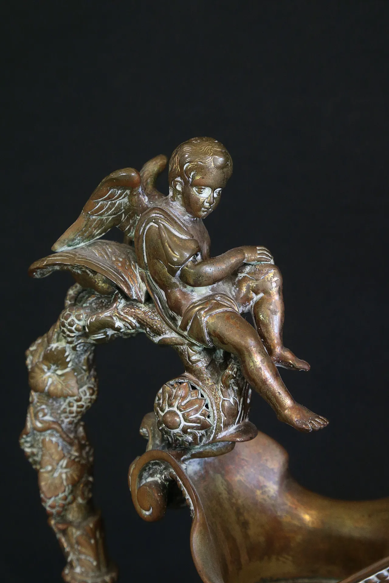 Bronze jug Napoleone III golden, 19th century 19