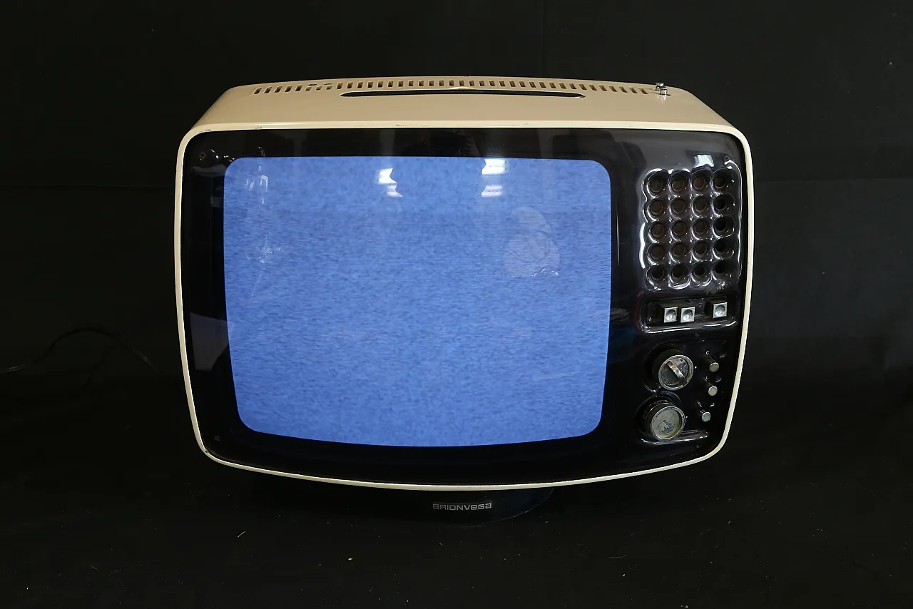TV brionvega volans 17 U Mario Bellini 1969 funzionante perfetta spazio 2