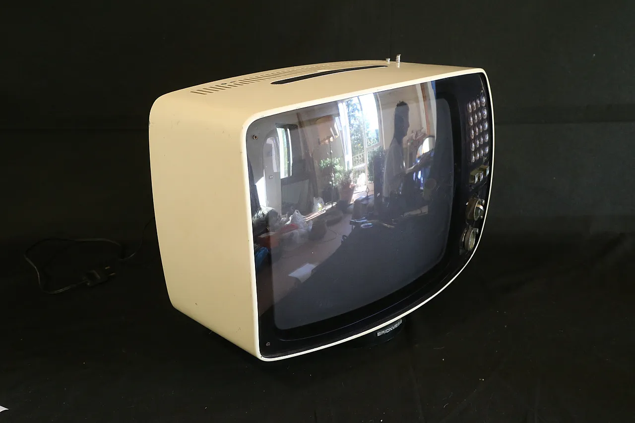 TV brionvega volans 17 U Mario Bellini 1969 funzionante perfetta spazio 12