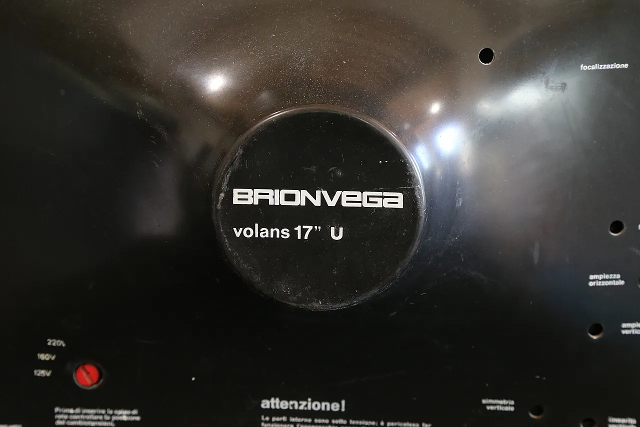 TV brionvega volans 17 U Mario Bellini 1969 funzionante perfetta spazio 14