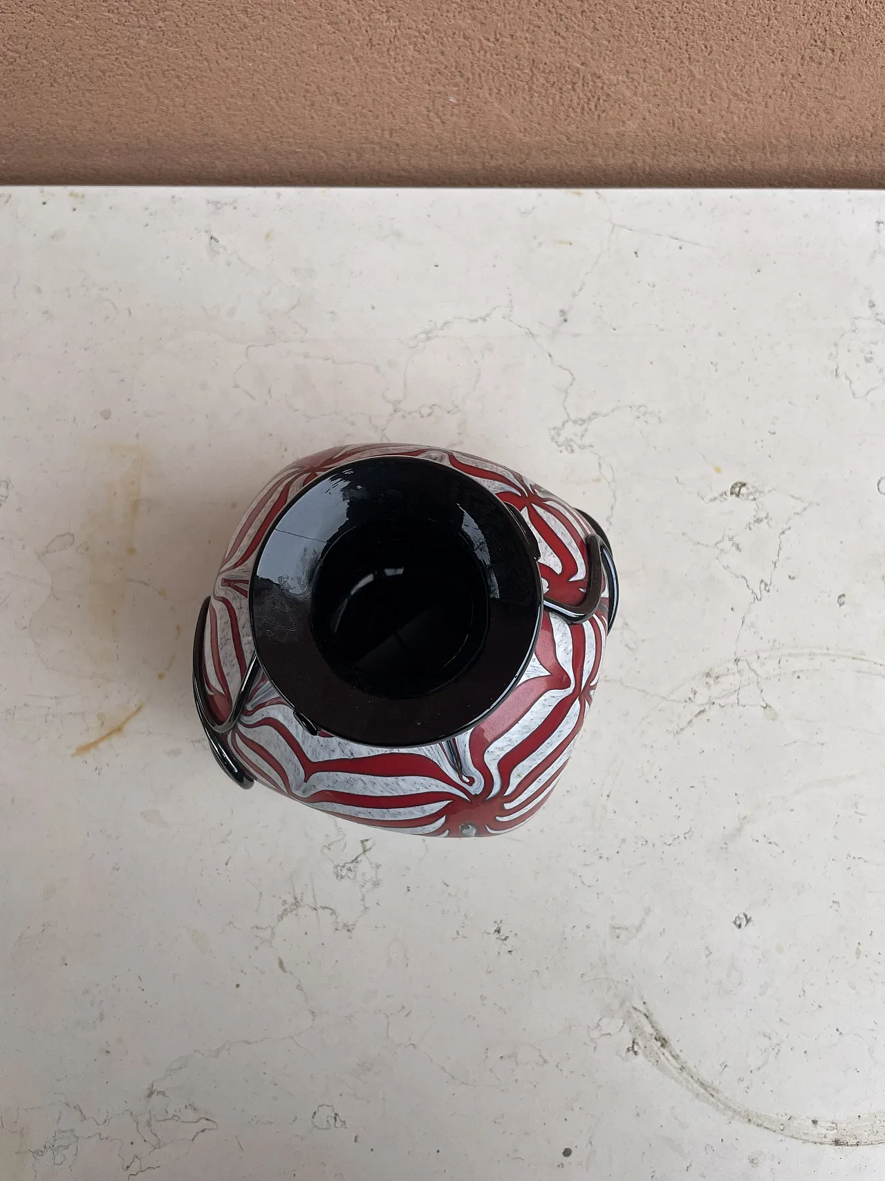 Vaso in vetro artistico in stile Murano 4