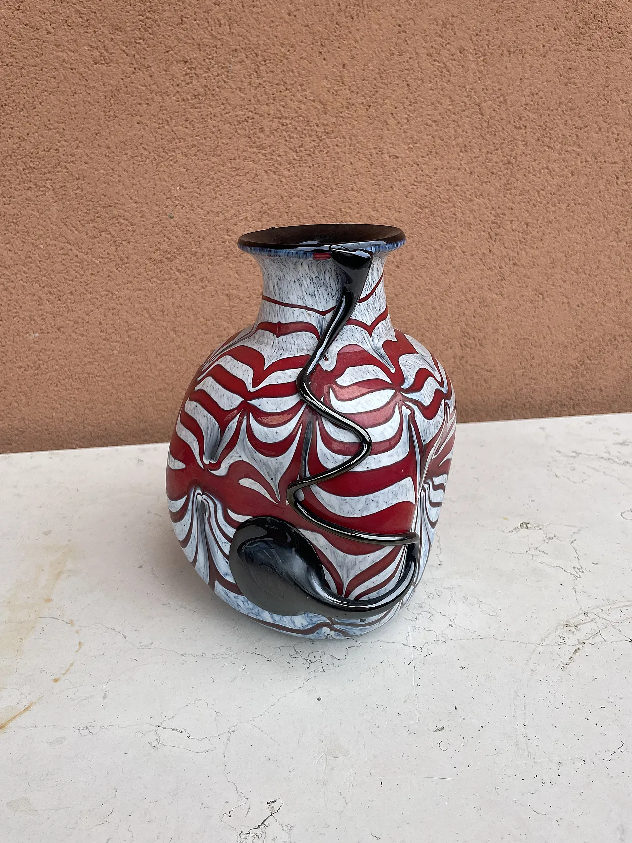Vaso in vetro artistico in stile Murano 8