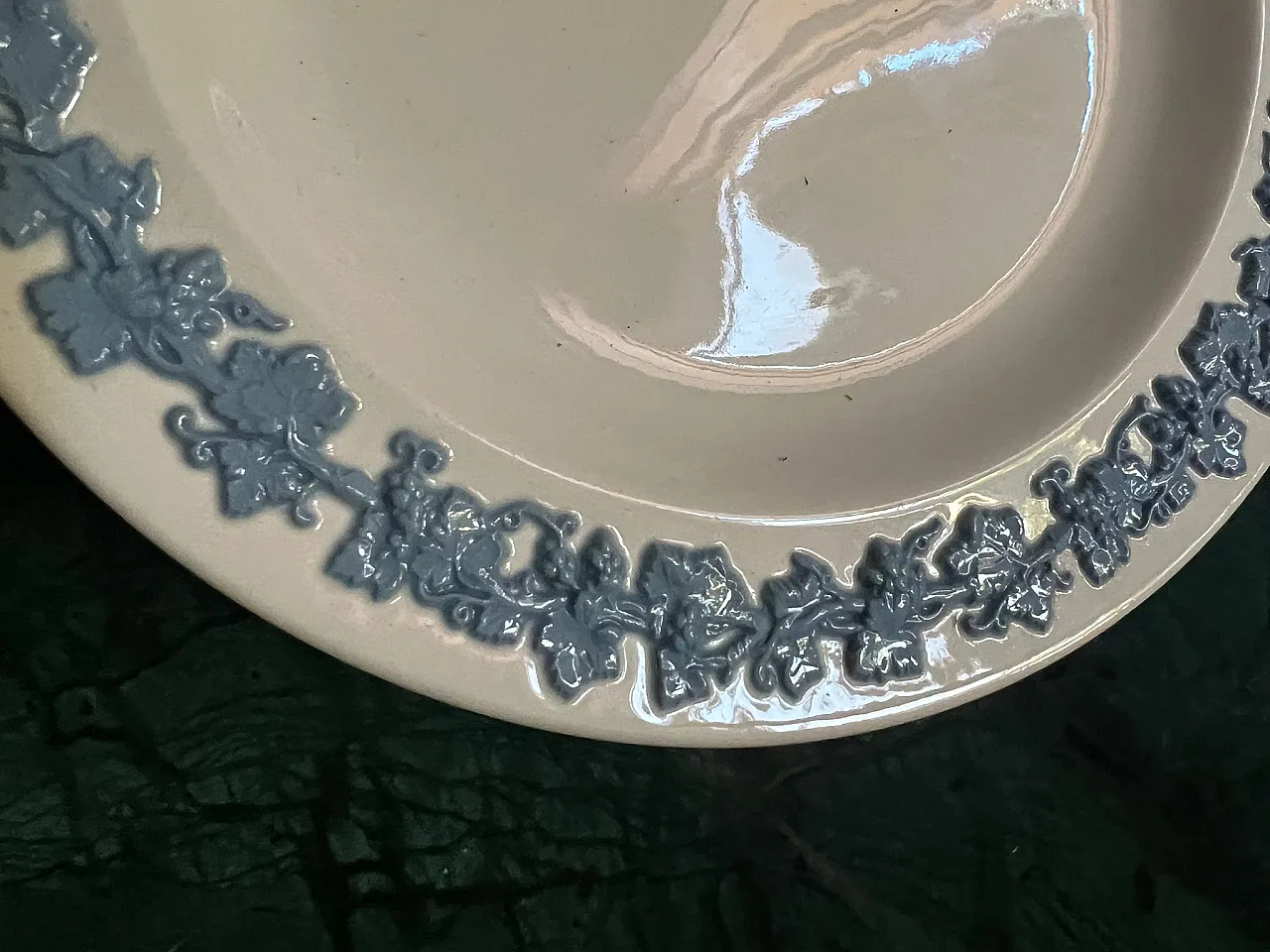Set 10 Piatti Dolce Wedgwood Embossed Queensware 2