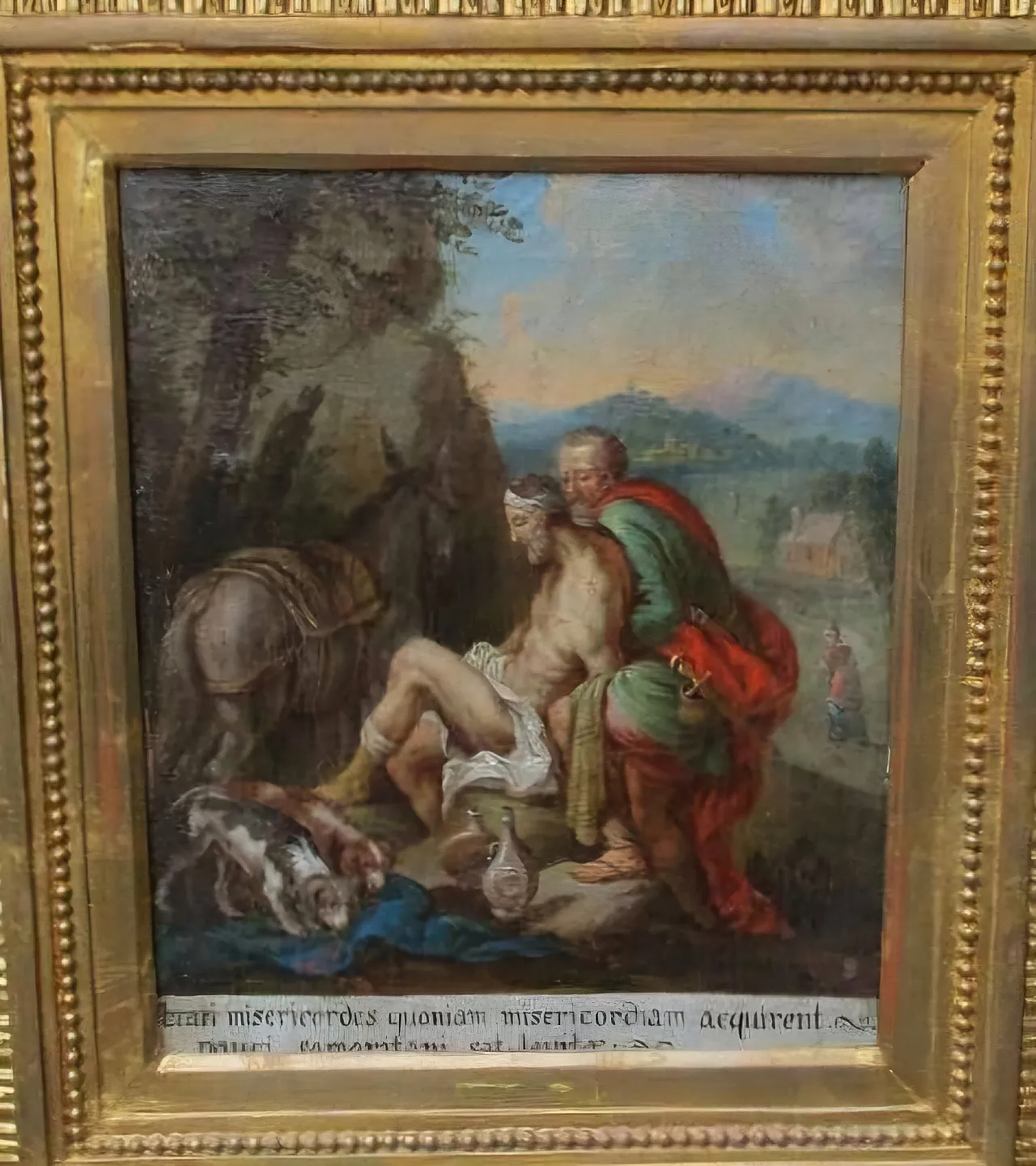 The Good Samaritan - Jacopo Bassano, Oil on Canvas, 16th Century 3