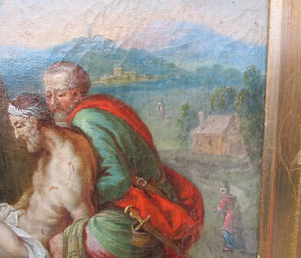 The Good Samaritan - Jacopo Bassano, Oil on Canvas, 16th Century 5