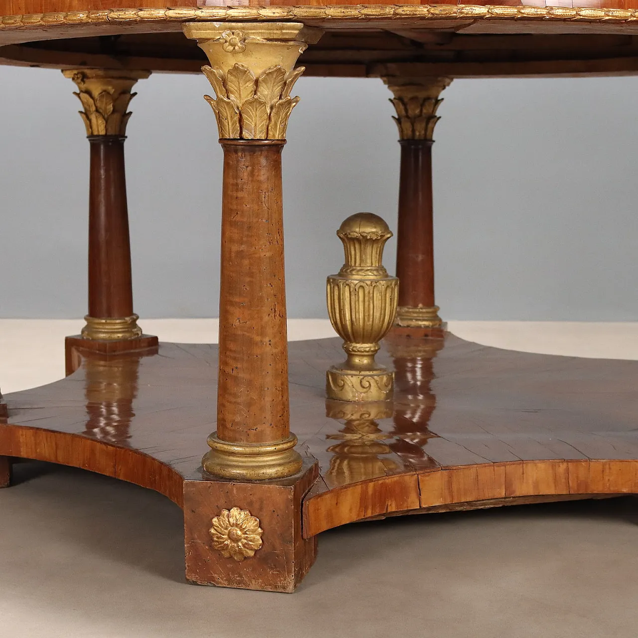 Tavolo Impero in legno di ciliegio, '800 4