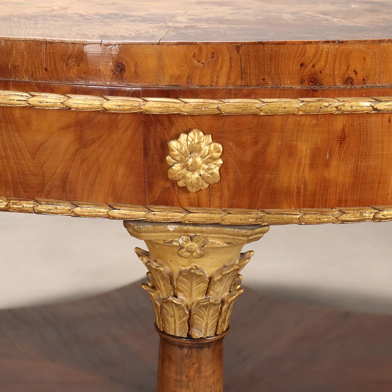 Tavolo Impero in legno di ciliegio, '800 6