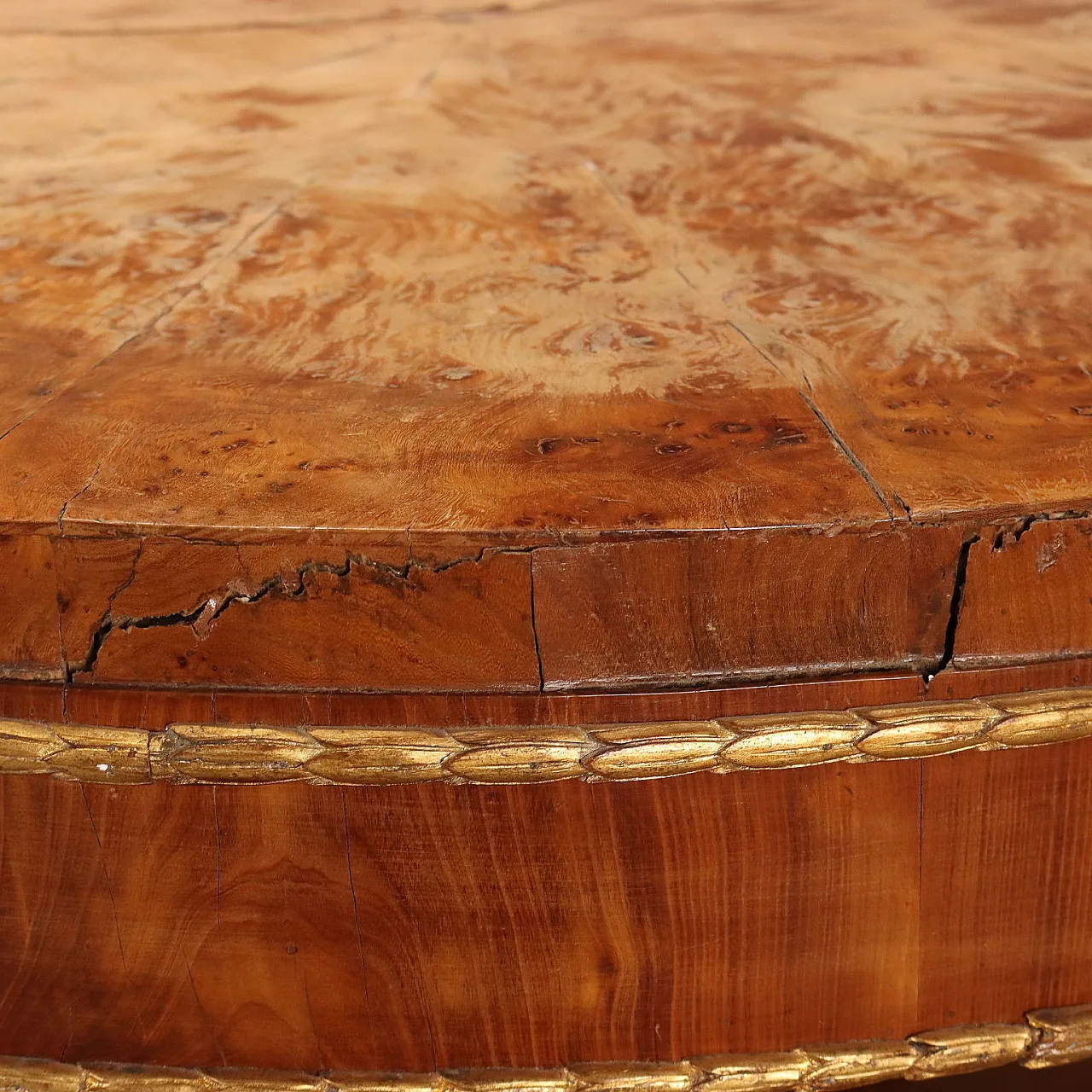 Tavolo Impero in legno di ciliegio, '800 7