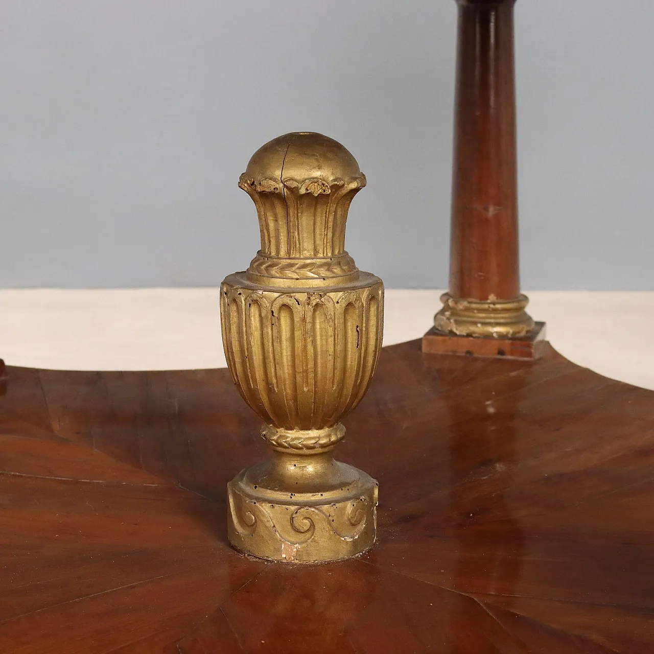 Tavolo Impero in legno di ciliegio, '800 10