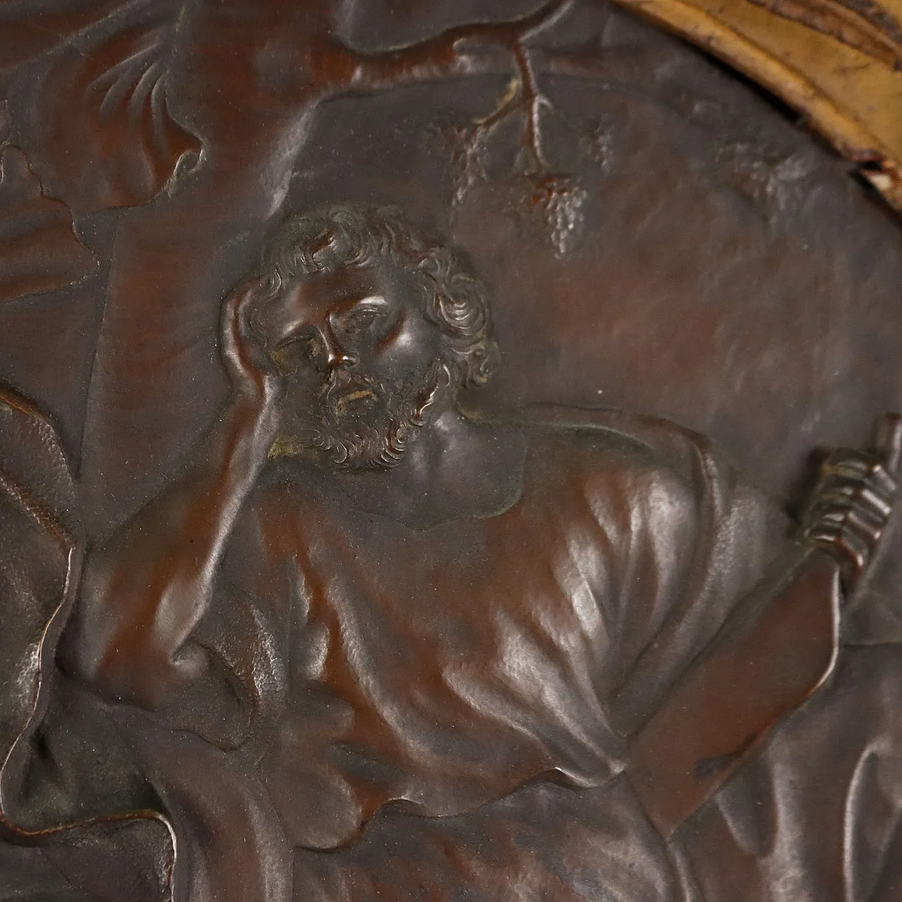 Rest during the Flight into Egypt embossed copper plate, 19th century 5