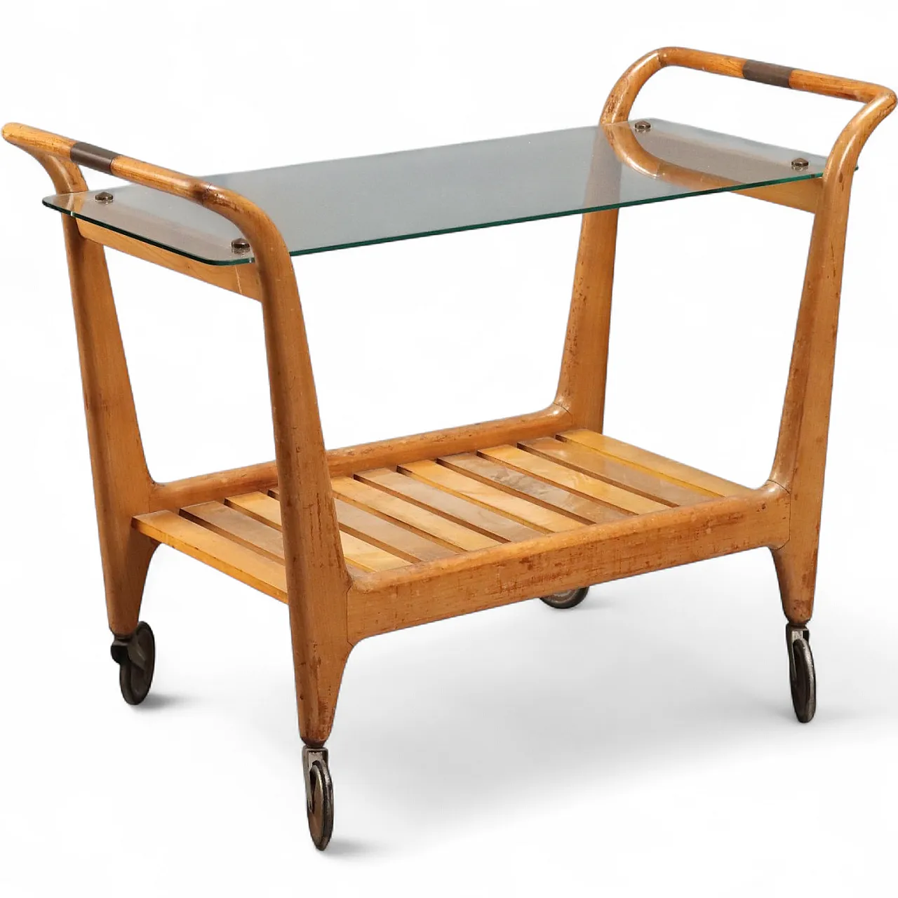 Carrello di servizio con ruote, anni '50 8