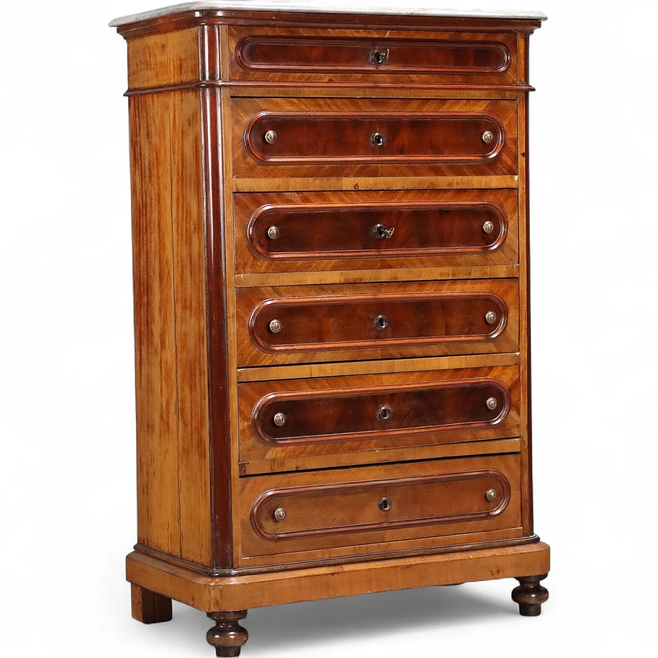 Mahogany chest of drawers, 19th century 11