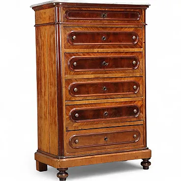 Mahogany chest of drawers, 19th century