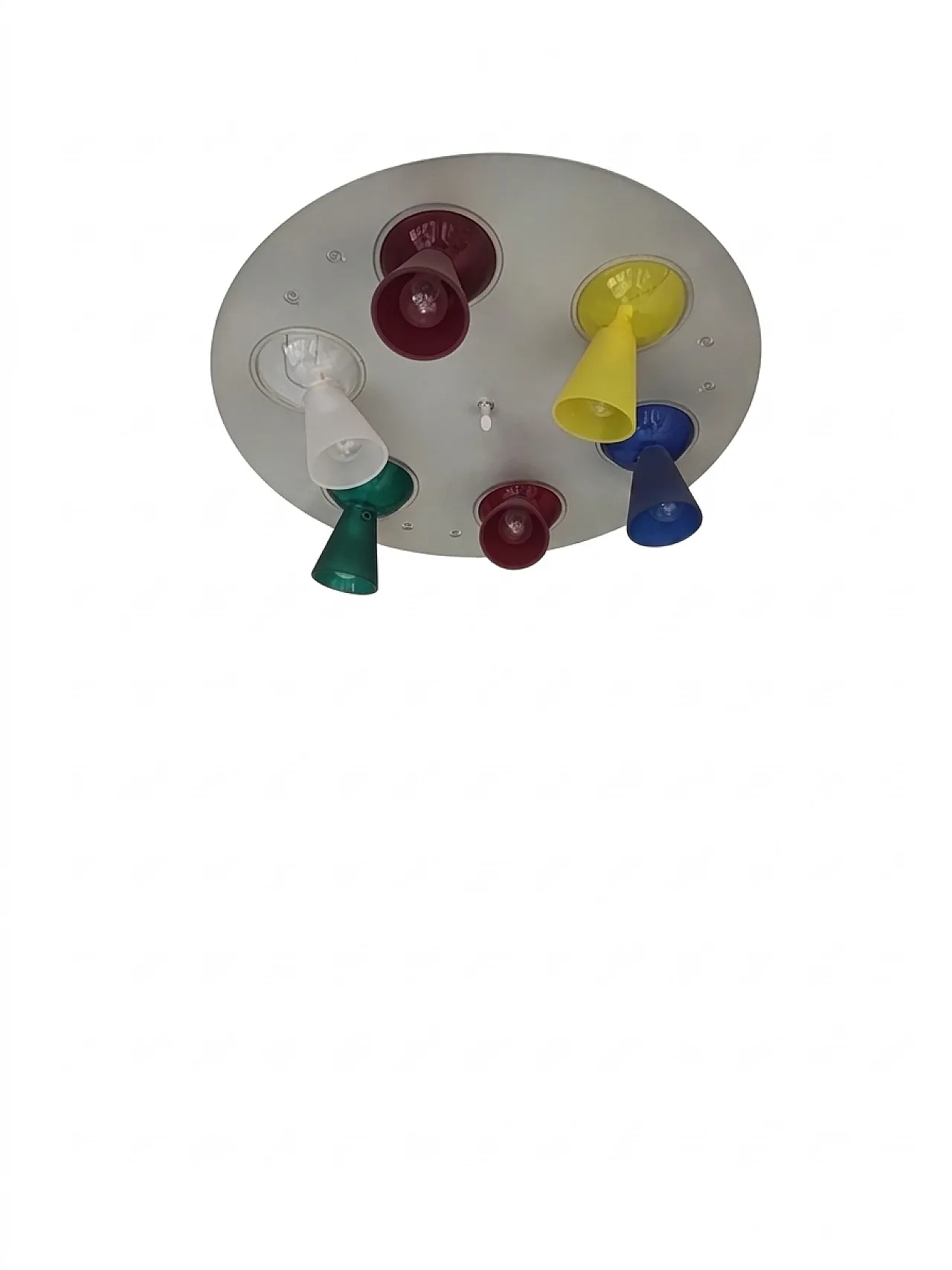 Lampadario da Soffitto De Majo, anni '80 1