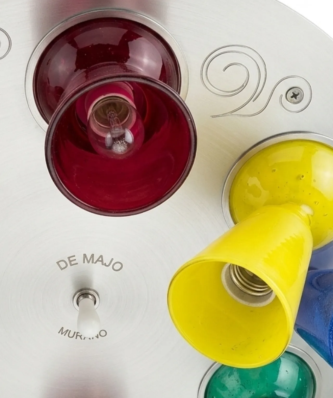 Lampadario da Soffitto De Majo, anni '80 3