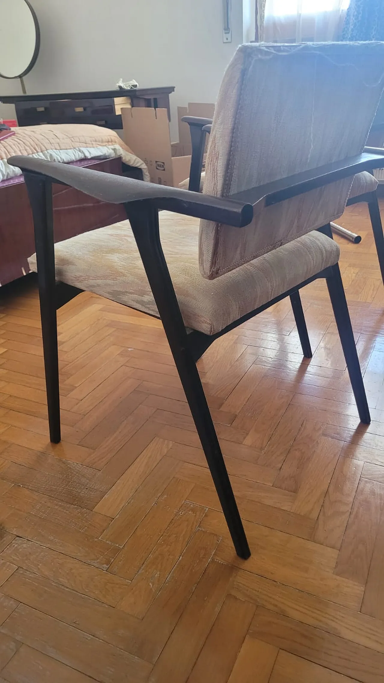 Pair of armchairs by Silvio Cavatorta, 50s 2