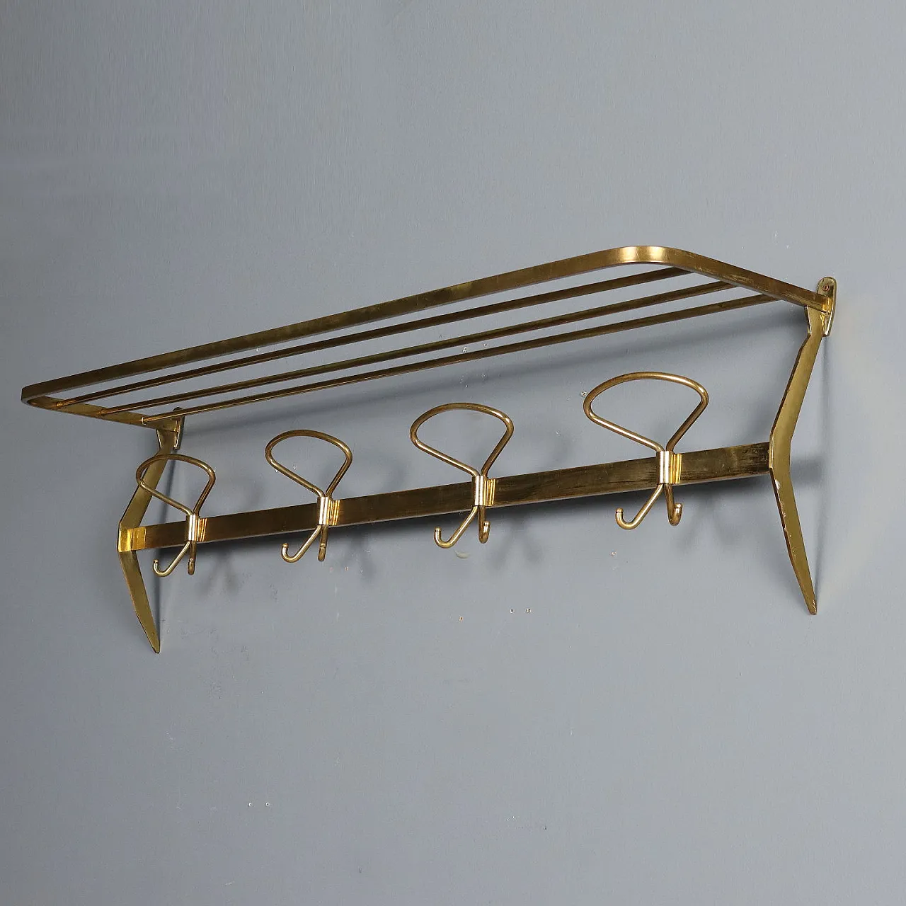 Brass coat hanger, 1950s 4