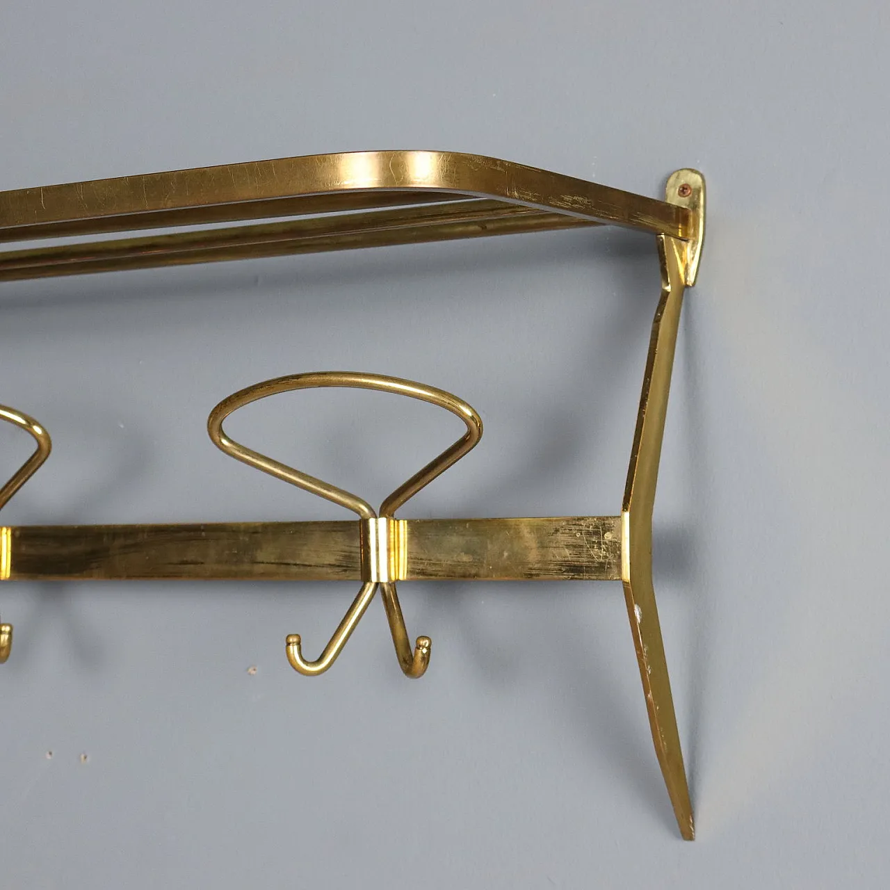 Brass coat hanger, 1950s 5