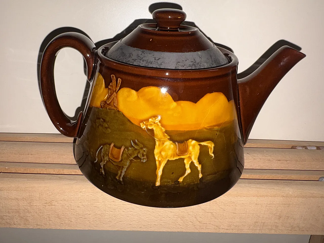 teiera in ceramica Royal Doulton Kingsware England 6