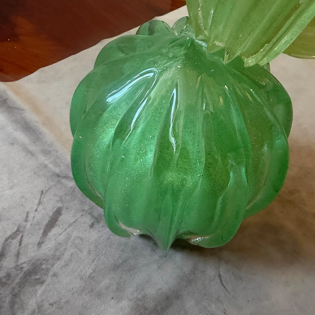 Murano glass flowering cactus, 1990s 7