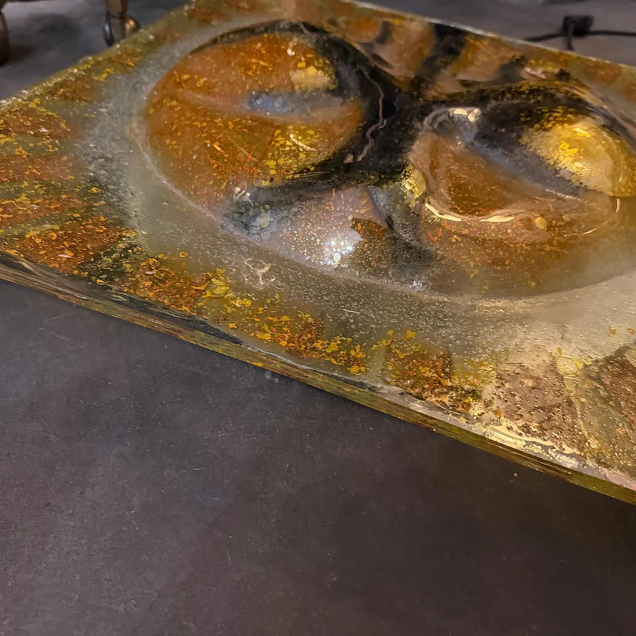 Murano glass ceiling light by Angelo Brotto for Esperia, 1960s 11