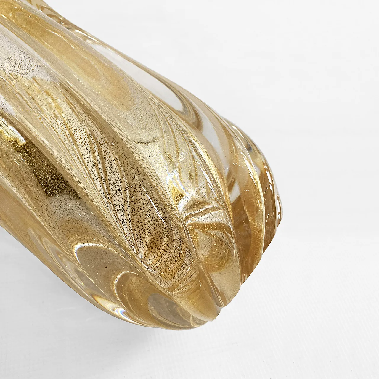 Murano Glass Vase by Archimede Seguso Signed, 80s 13
