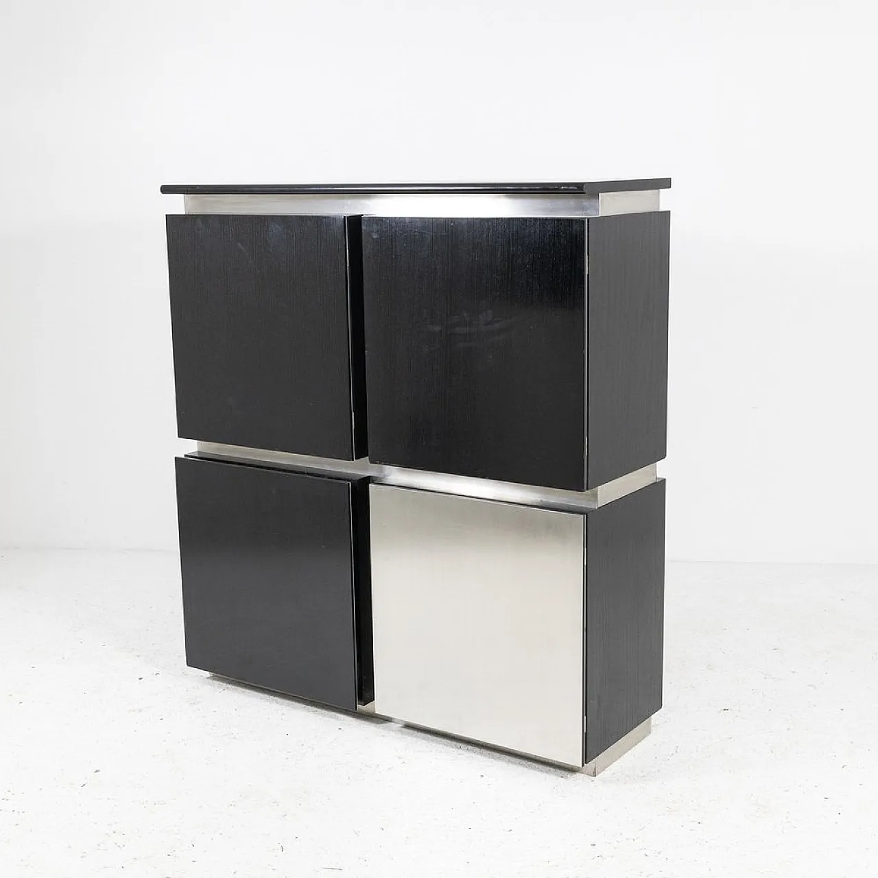 Parioli series sideboard with bar cabinet by Ludovico Acerbis for Acerbis, 1970s 1