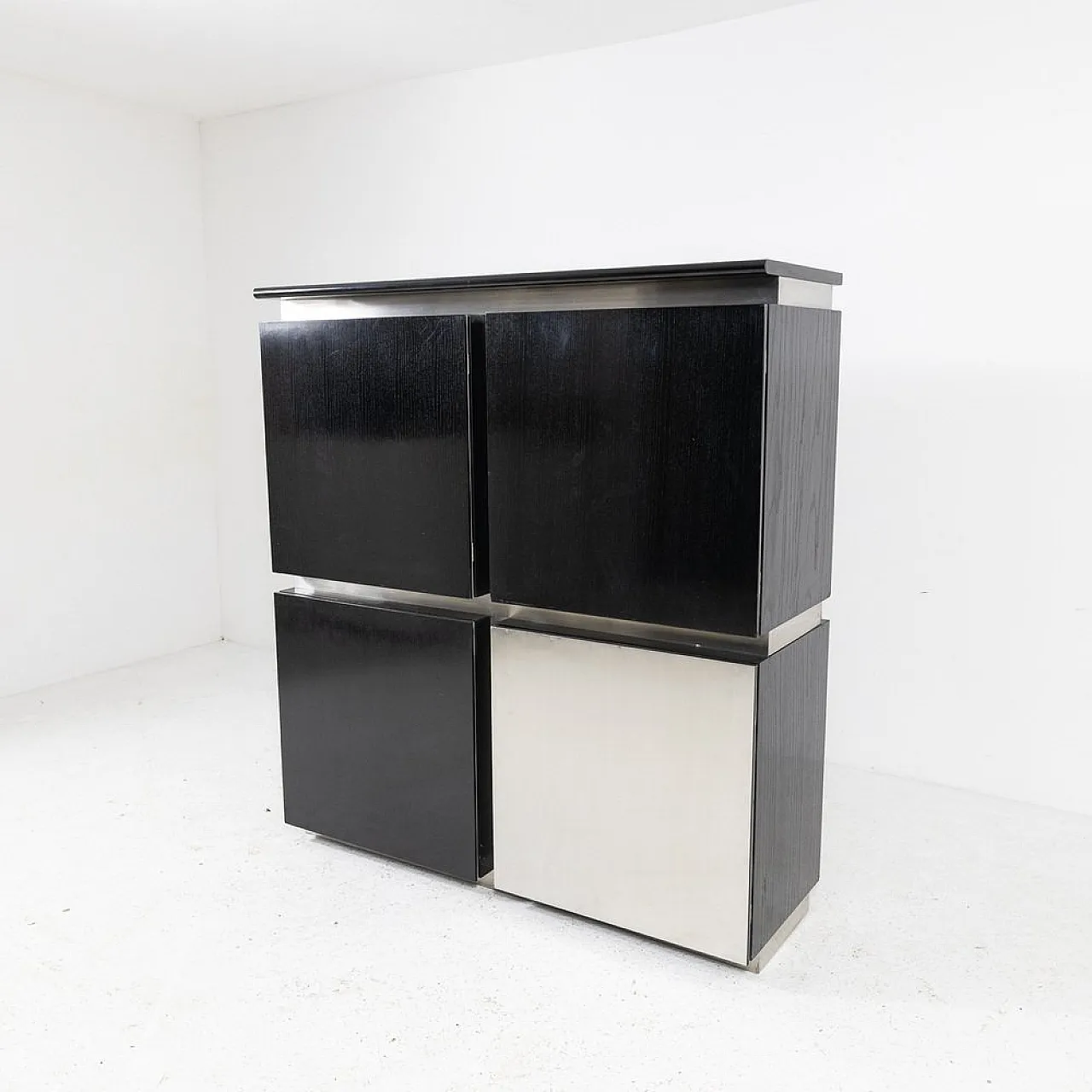 Parioli series sideboard with bar cabinet by Ludovico Acerbis for Acerbis, 1970s 3