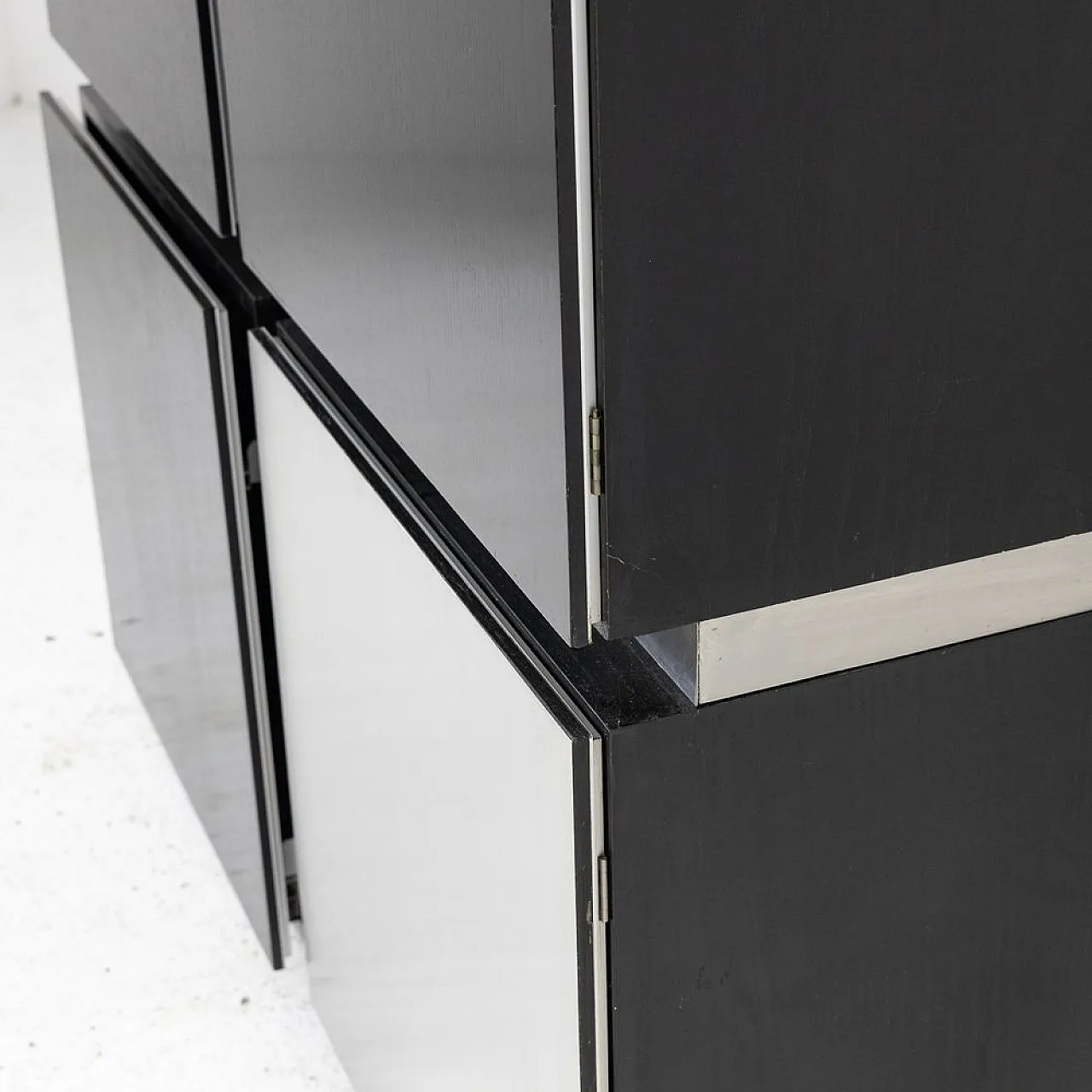 Parioli series sideboard with bar cabinet by Ludovico Acerbis for Acerbis, 1970s 8