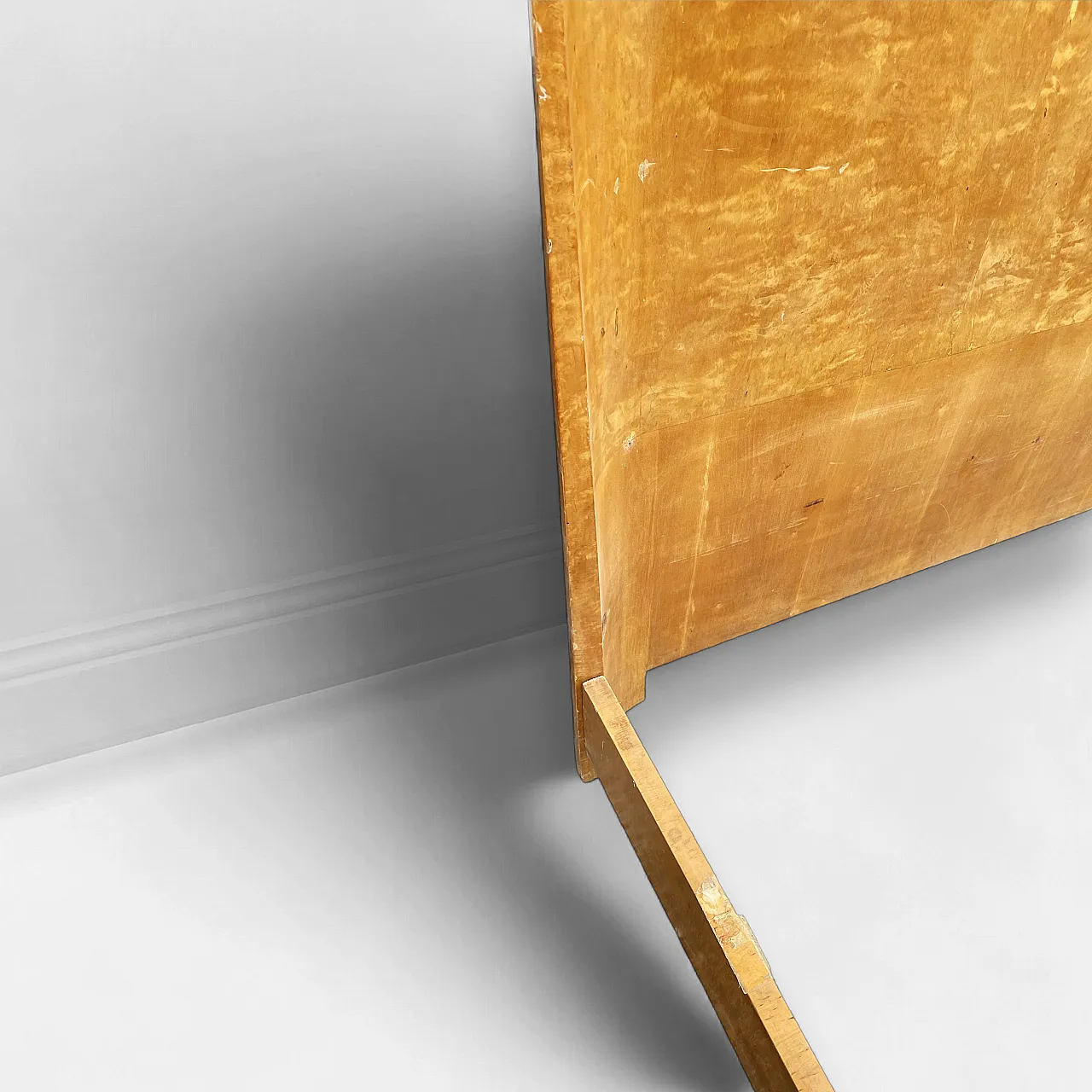 Letto King Art Déco di Guglielmo Ulrich Per Valzania , anni '50 10