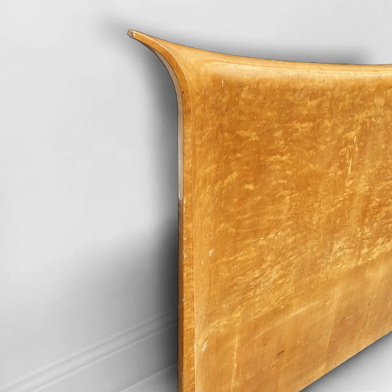 Letto King Art Déco di Guglielmo Ulrich Per Valzania , anni '50 11