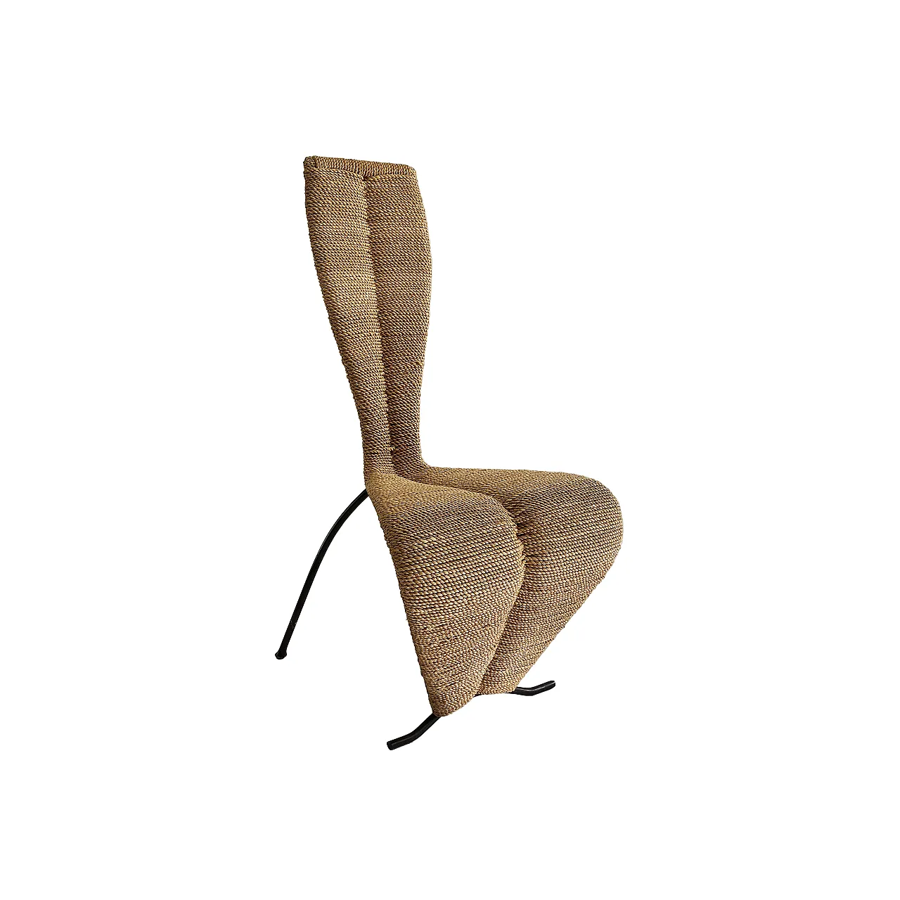 Tom Dixon Manner Hourglass Rope Chair, 90s 2