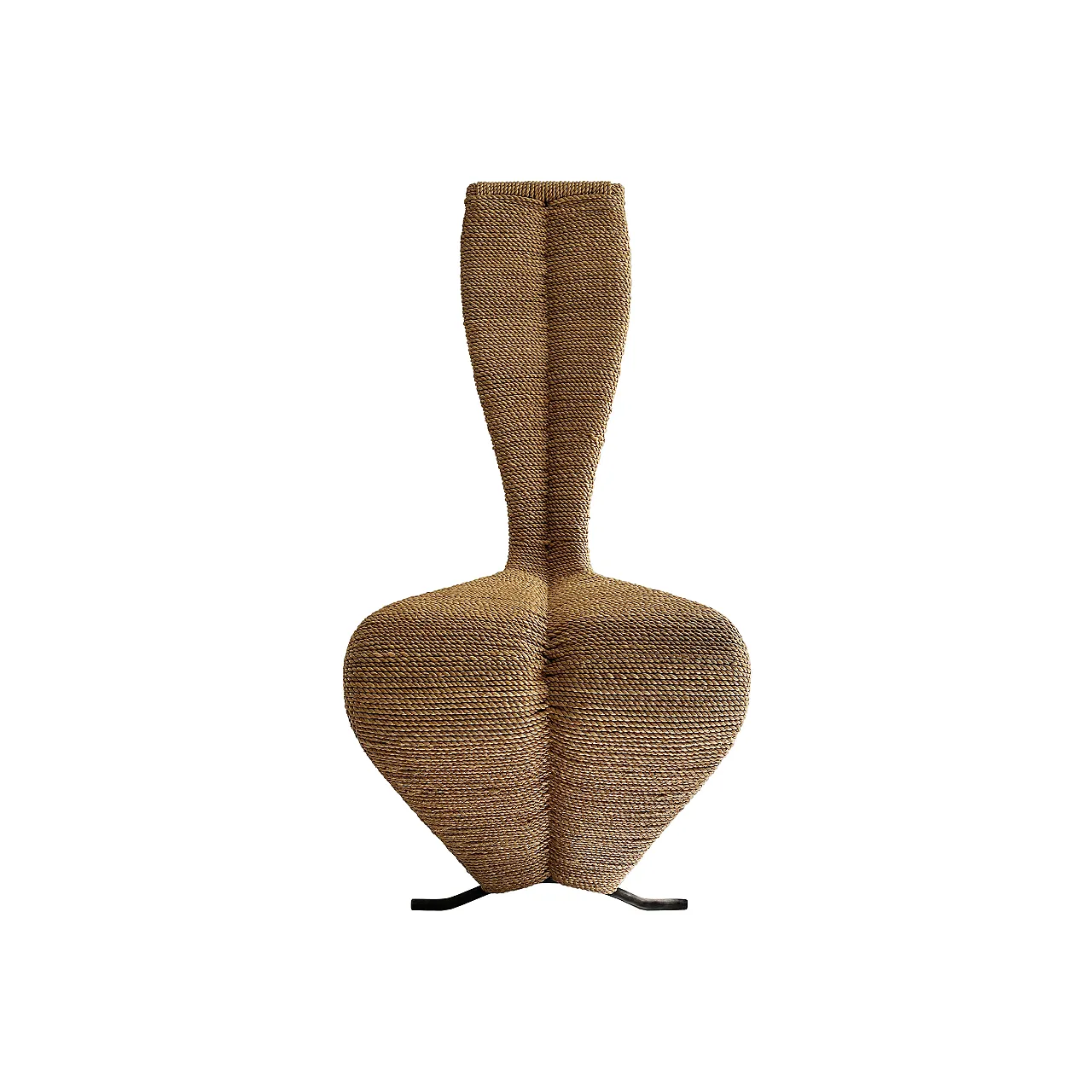 Tom Dixon Manner Hourglass Rope Chair, 90s 3