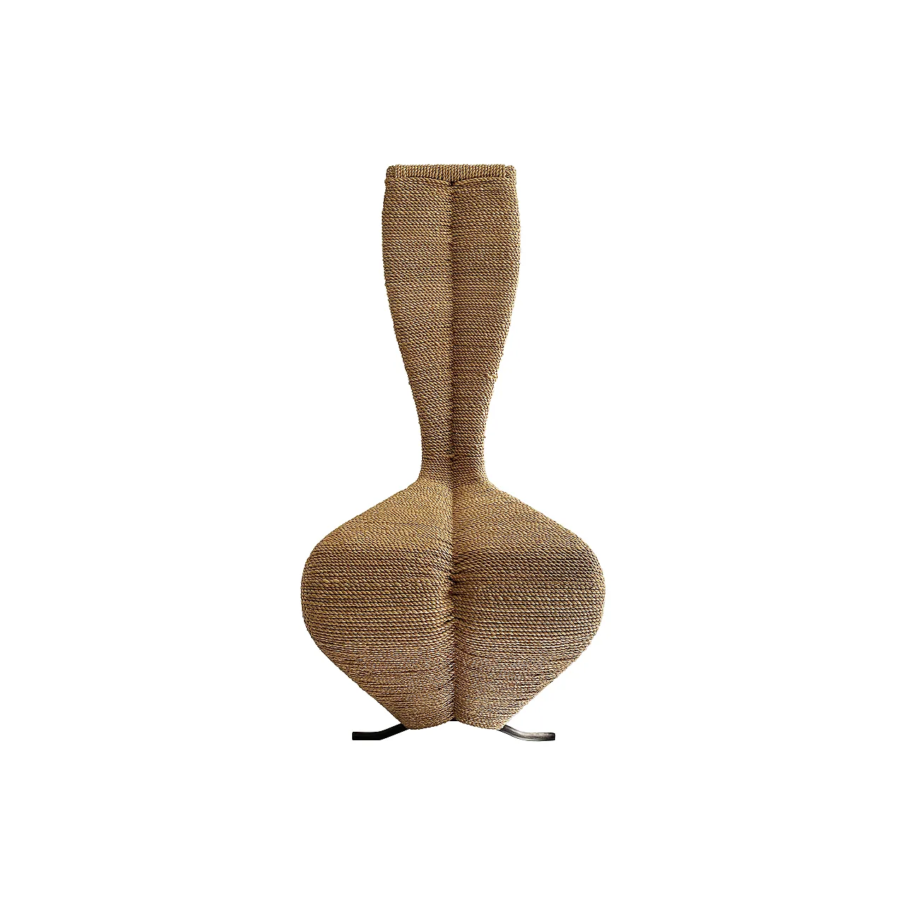 Tom Dixon Manner Hourglass Rope Chair, 90s 4