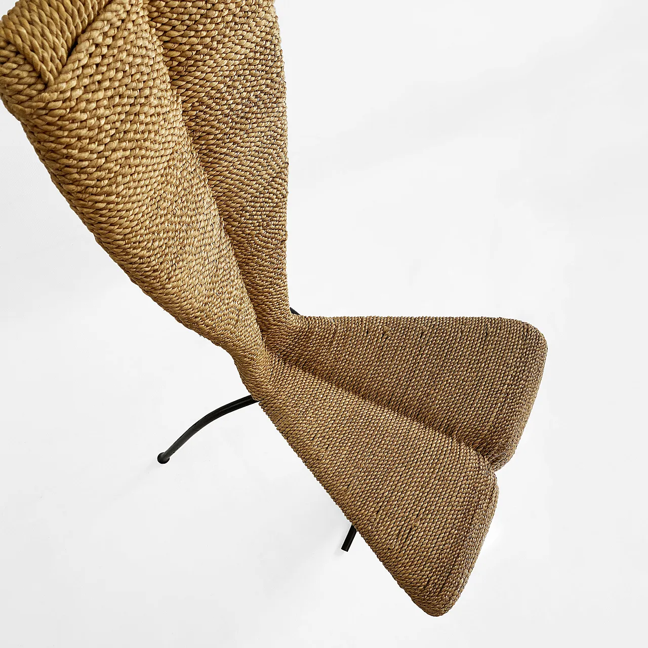 Tom Dixon Manner Hourglass Rope Chair, 90s 11