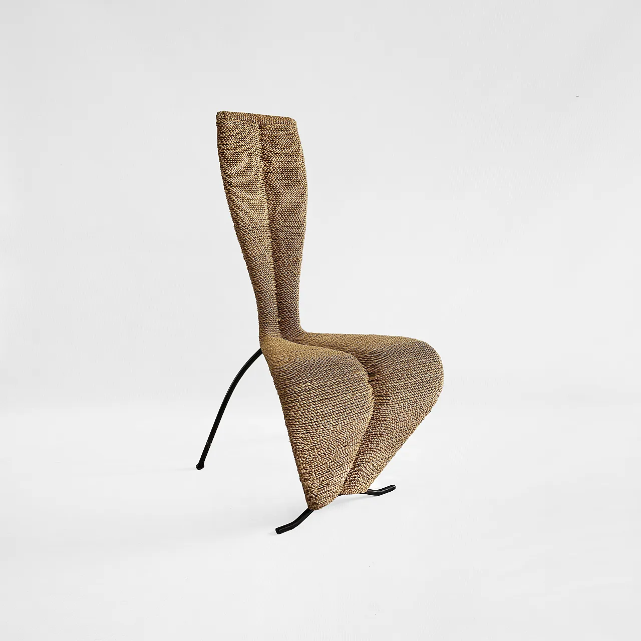 Tom Dixon Manner Hourglass Rope Chair, 90s 27
