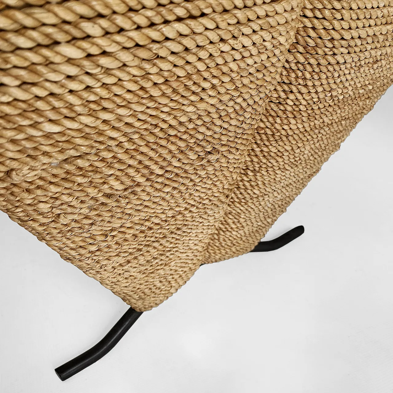 Tom Dixon Manner Hourglass Rope Chair, 90s 34