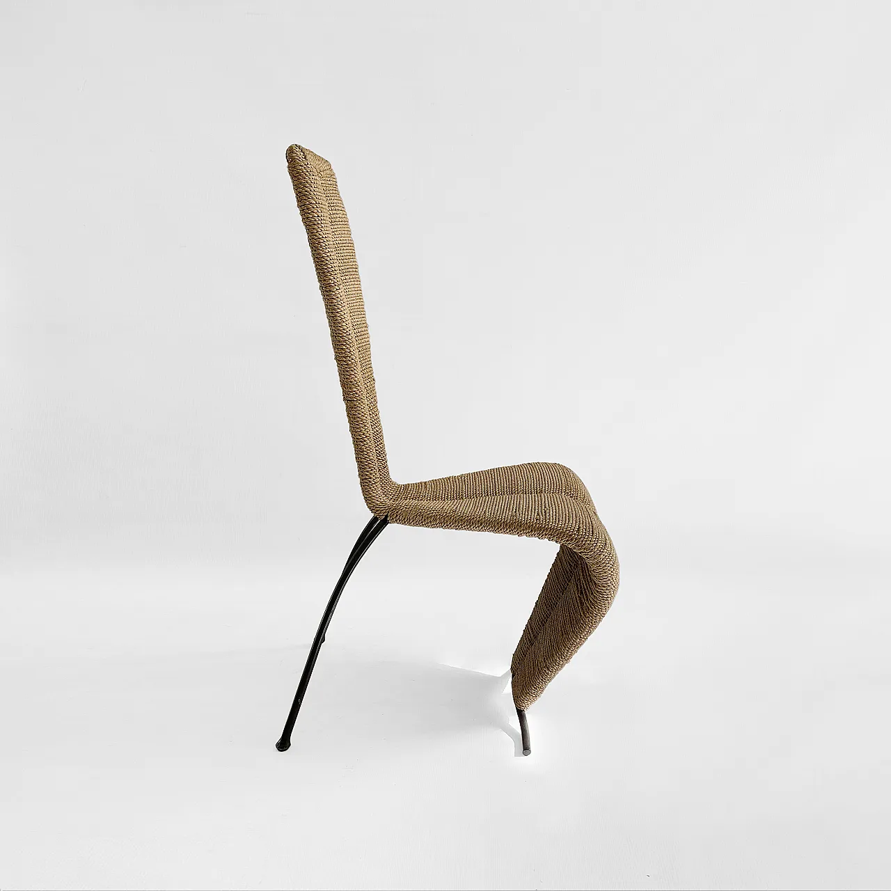 Tom Dixon Manner Hourglass Rope Chair, 90s 35