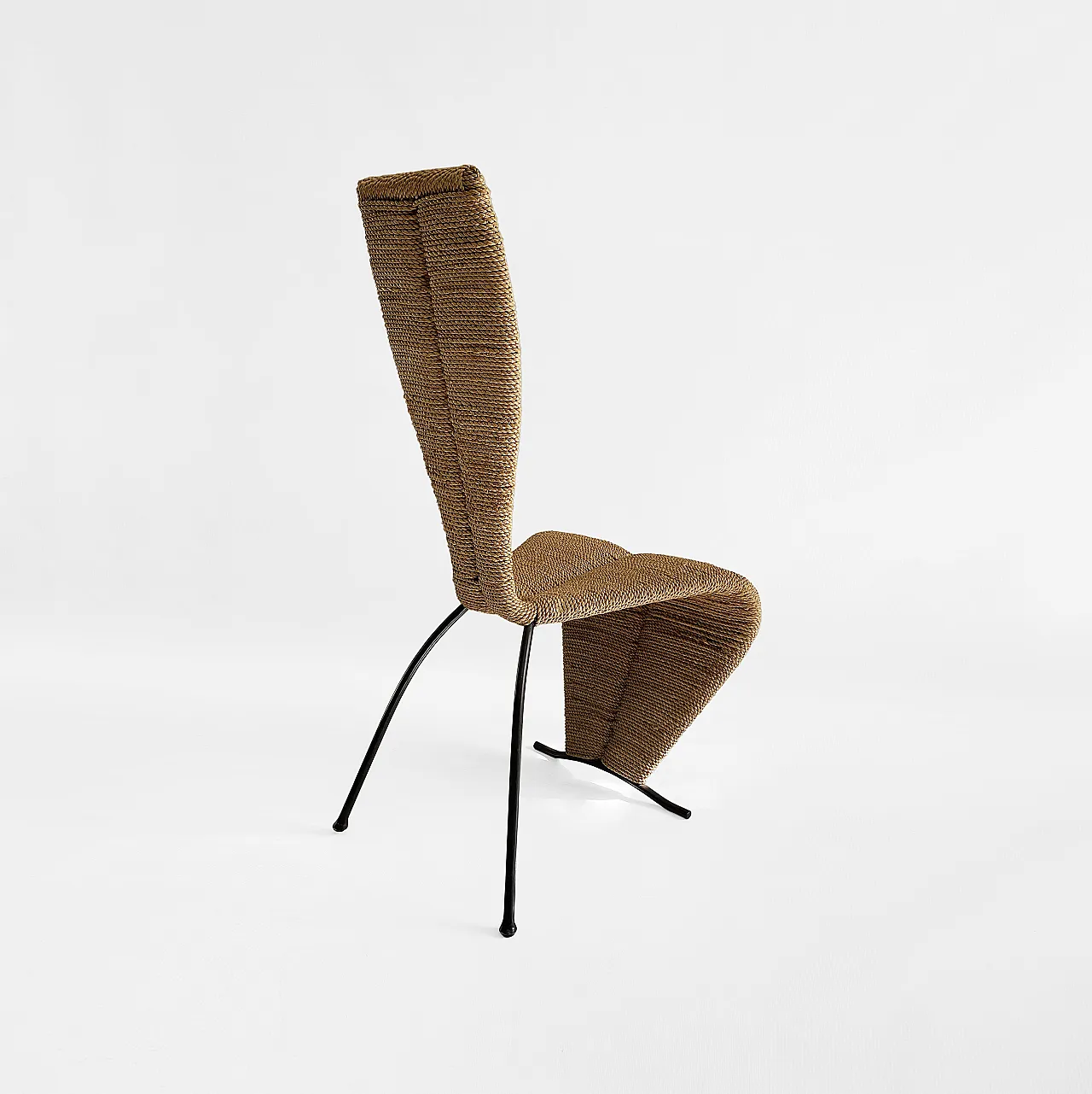 Tom Dixon Manner Hourglass Rope Chair, 90s 36