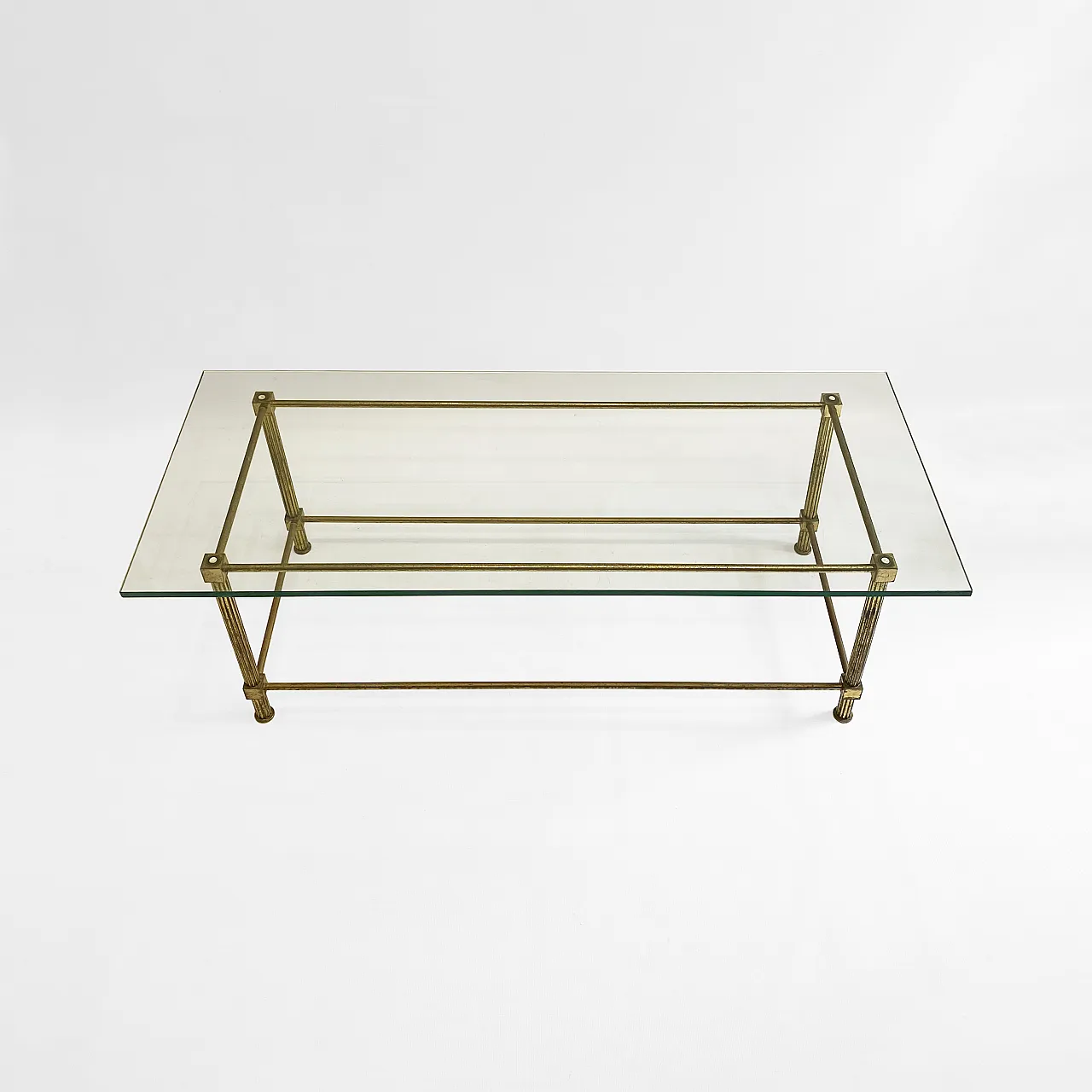 Brass Coffee Table bby Aldo Tura, 1960s 3